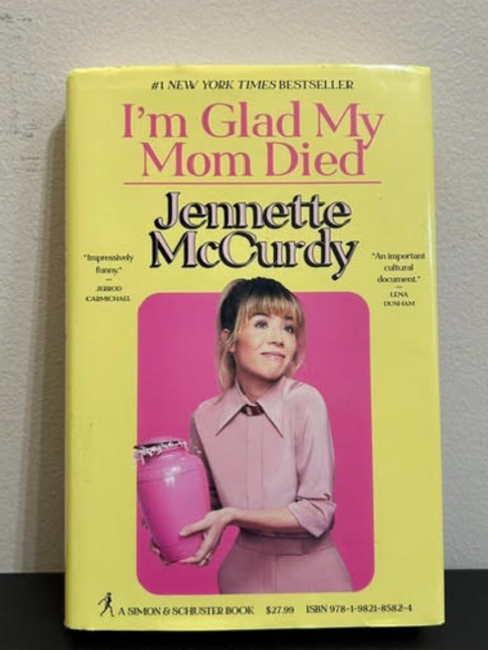 Jennette McCurdy I'm Glad My Mom Died Hardcover Memoir